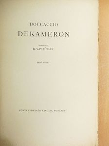 Giovanni Boccaccio - Dekameron I-III. [antikvár]