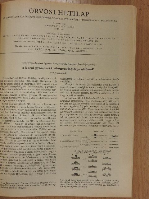Dr. Aranyi Sándor - Orvosi hetilap 1969. (nem teljes évfolyam) [antikvár]