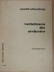 Arnold Schoenberg - Variationen für Orchester [antikvár]