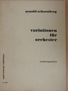 Arnold Schoenberg - Variationen für Orchester [antikvár]
