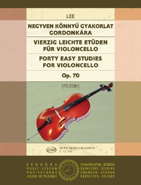 LEE - NEGYVEN KÖNNYŰ GYAKORLAT GORDONKÁRA OP.70 (PEJTSIK)