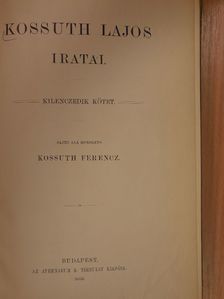 Kossuth Lajos - Kossuth Lajos iratai IX. [antikvár]