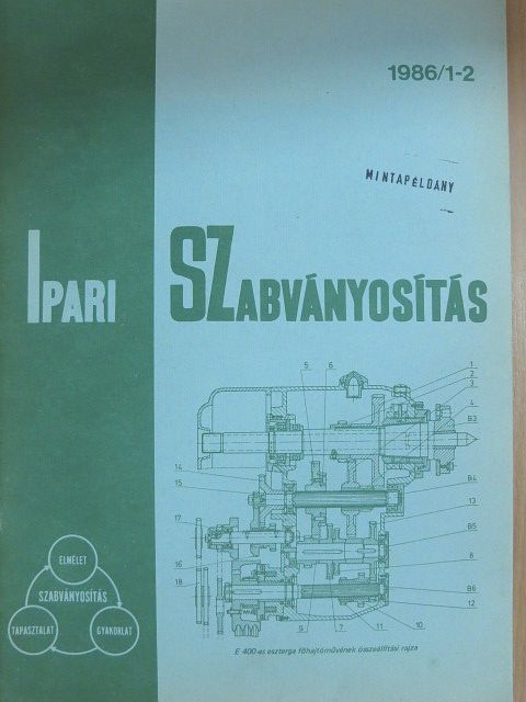 Dr. Farkas Tamás - Ipari Szabványosítás 1986/1-2 [antikvár]