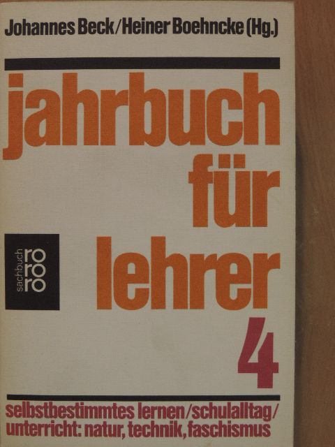 Iris Mann - Jahrbuch für Lehrer 4. [antikvár]