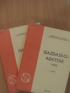 Gazdasági adattár 1972. I-II. [antikvár]