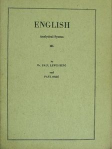 Dr. Bíró Lajos Pál - English III. [antikvár]