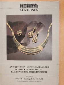 Henry's Auktionen Am 25. Mai 1995 [antikvár]