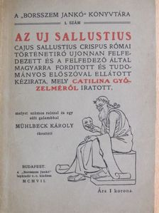 Cajus Sallustius Crispus - Az uj Sallustius [antikvár]