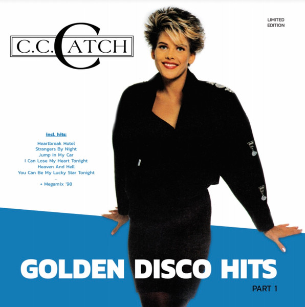 C.C.CATCH - GOLDEN DISCO HITS LP C.C.CATCH - LIMITED TRANSPARENT BLUE VINYL