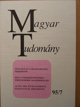 Ádám Antal - Magyar Tudomány 1995. július [antikvár]