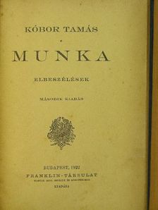Kóbor Tamás - Munka [antikvár]