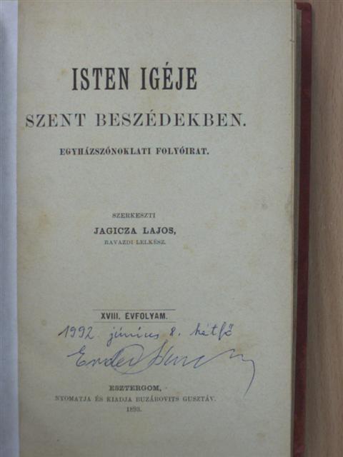 Isten igéje [antikvár]