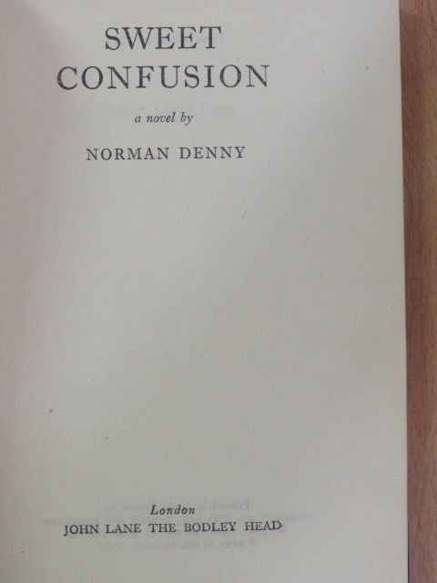 Norman Denny - Sweet Confusion [antikvár]