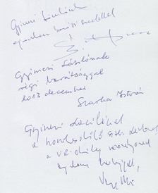 Botz Domonkos, Szarka István, Varga Rudolf - Triptichon (dedikált) [antikvár]