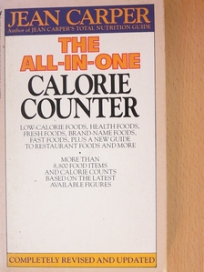 Jean Carper - The All-In-One Calorie Counter [antikvár]