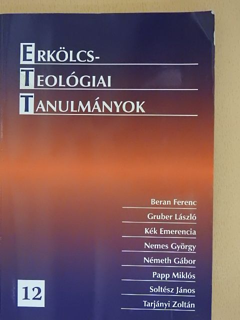 Beran Ferenc - Erkölcsteológiai tanulmányok 12 [antikvár]