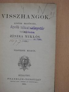 Jósika Miklós - Visszhangok [antikvár]