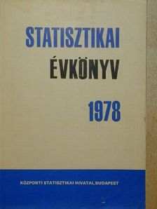 Statisztikai évkönyv 1978 [antikvár]