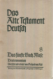 Gerhard von Rad - Das Alte Testament Deutsch Band 8 - Das fünfte Buch Mose [antikvár]