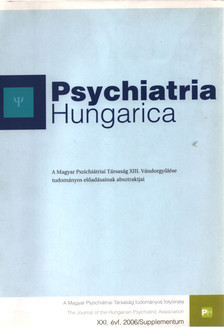 Túry Ferenc, Ostorharics-Horváth György - Psychiatria Hungarica XXI. évfolyam 2006. [antikvár]