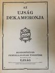 Abonyi Árpád - Az Ujság dekameronja [antikvár]