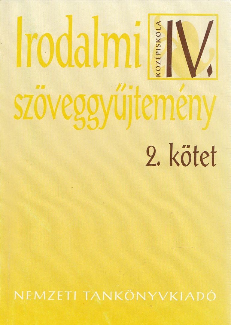 Madocsai László - Irodalmi szöveggyűjtemény IV/2 [antikvár]
