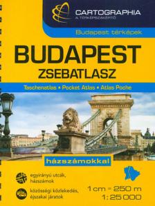 Cartographia Kiadó - BUDAPEST ZSEBATLASZ 1:25 000 "SC" - házszámokkal [antikvár]