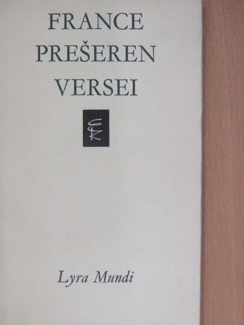 France Preseren - France Preseren versei [antikvár]
