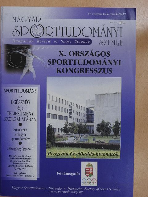 Magyar sporttudományi szemle 2013/2 [antikvár]