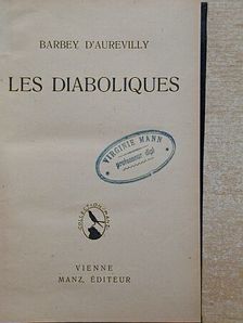 Barbey d'Aurevilly - Les diaboliques [antikvár]