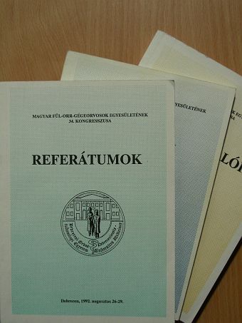 Magyar Fül-Orr-Gégeorvosok Egyesületének 34. kongresszusa I-III. [antikvár]