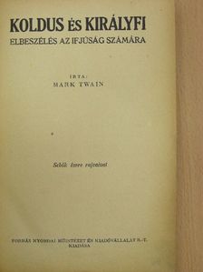 Mark Twain - Koldus és királyfi [antikvár]
