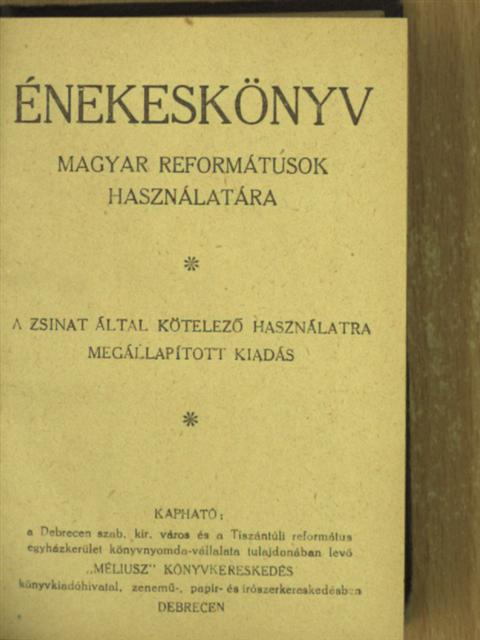 Énekeskönyv [antikvár]
