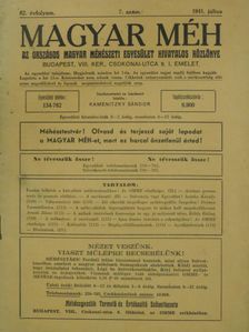 Arnóti János - Magyar Méh 1941. július [antikvár]