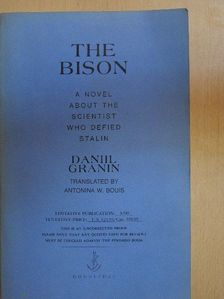 Daniil Granin - The Bison [antikvár]