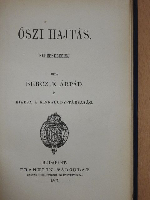 Berczik Árpád - Őszi hajtás [antikvár]