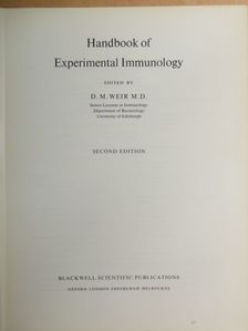 M. Sela - Handbook of Experimental Immunology [antikvár]