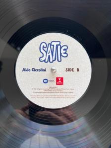 SATIE - GYMNOPÉDIES, GNOSSIENNES LP ALDO CICCOLINI