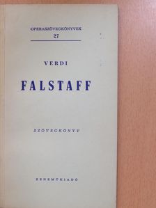 Arrigo Boito - Verdi: Falstaff [antikvár]