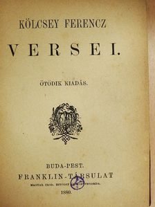 Kölcsey Ferenc - Kölcsey Ferencz versei/Kölcsey Ferencz elbeszélései/Zrínyi/Körner Zrínyijéről birálat [antikvár]