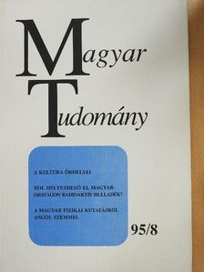 Bárdossy György - Magyar Tudomány 1995. augusztus [antikvár]