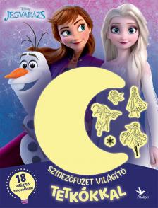 Disney - Színezőfüzet világító tetkókkal - Jégvarázs