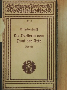 Wilhelm Hauff - Die Bettlerin vom Pont des Arts (gótbetűs) [antikvár]