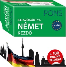 .- - PONS 333 szókártya Német kezdő + 100 online feladat