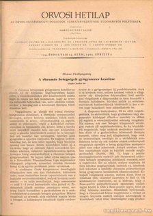 TRENCSÉNI TIBOR - Orvosi Hetilap 1963 I-IV. (teljes évfolyam) [antikvár]