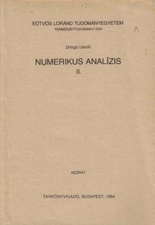 Dringó László - Numerikus analízis II. [antikvár]