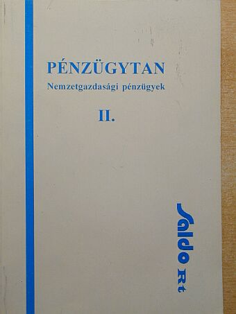 Balogh László - Pénzügytan II. [antikvár]