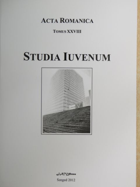Ágoston Nagy - Studia Iuvenum [antikvár]