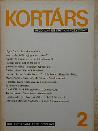 Balázs László - Kortárs 1978. február [antikvár]