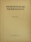 Szakirodalmi tájékoztató 1969/11. [antikvár]